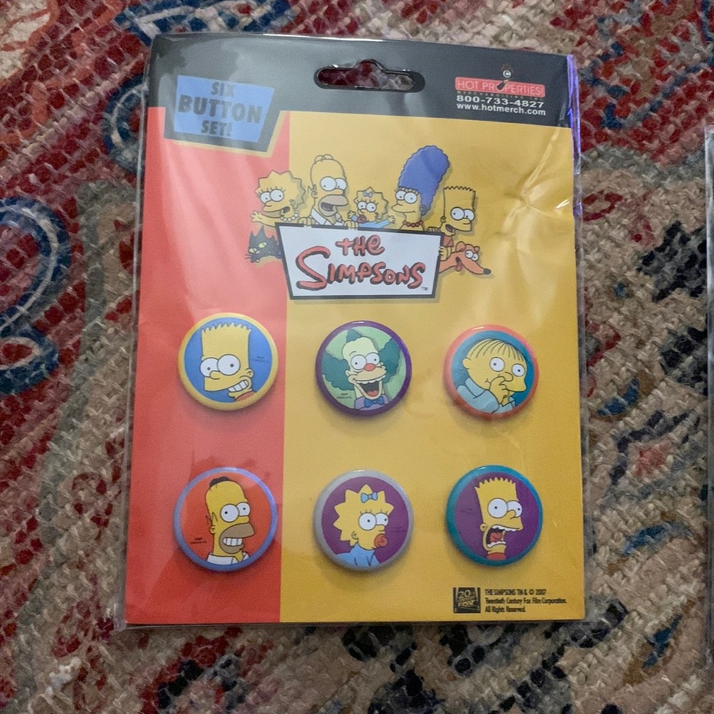 Simpson Button Collection Pack